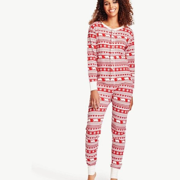 NWT Hatley Fair Isle Bear & Moose Family Union Sleepwear XL NWT - Picture 2 of 9